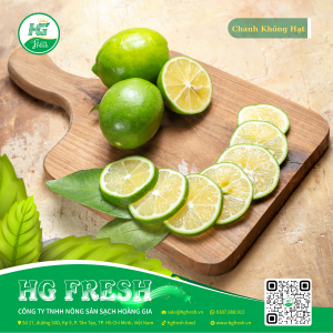 Chanh Không Hạt – tươi mọng, nhiều nước, sản phẩm sạch từ HG Fresh